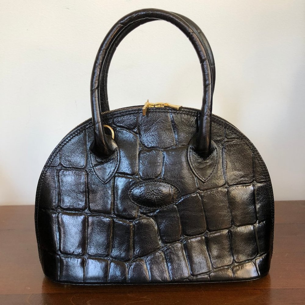 Mulberry Black Congo Leather Handbag